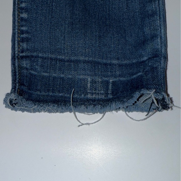 Judy Blue Straight Leg Distressed Jeans Size 5/27 Wash Ripped Denim Streetwear - Picture 10 of 14